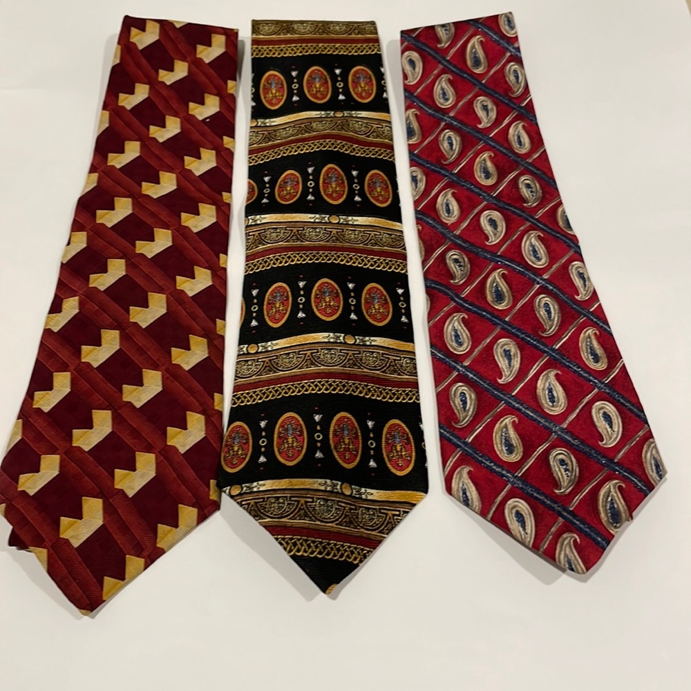3 All Silk Neckties